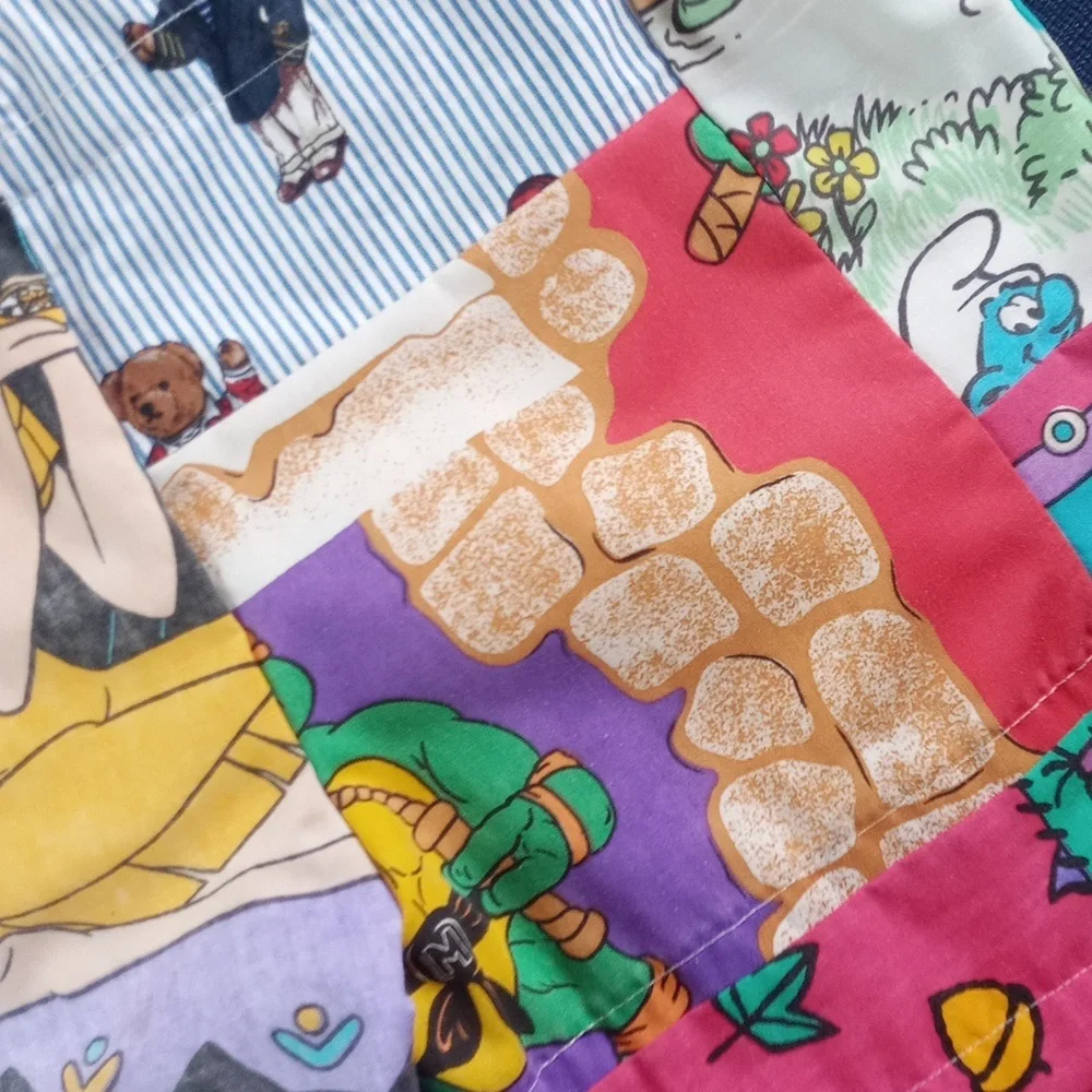 Vintage Custom Medley Pocahontas Lion King TMNT Polo Bear Bennygonia Shorts - Picture 10 of 12